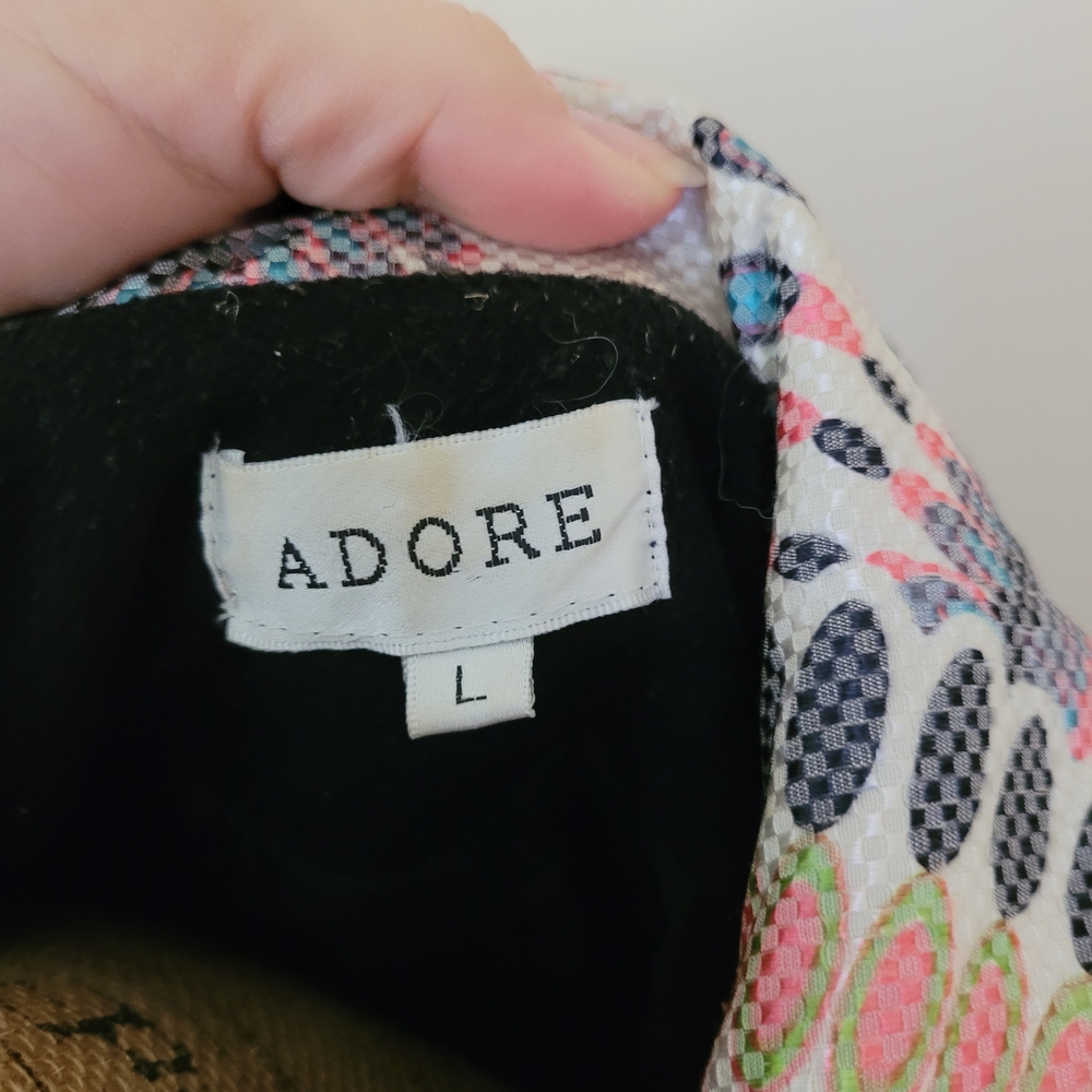 Adore Multicolor Patchwork Coat - Picture 9 of 10